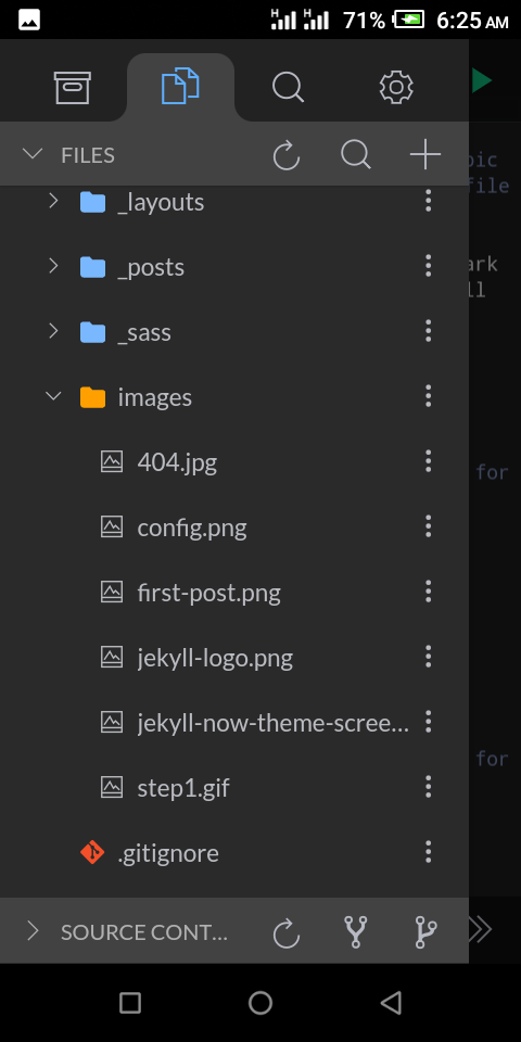 Jekyll image folder in spck editor