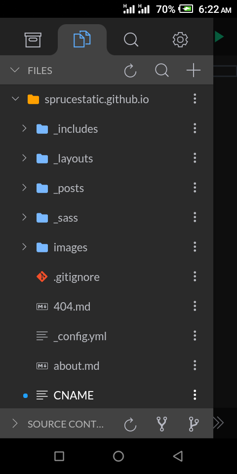 Jekyll project on spck editor